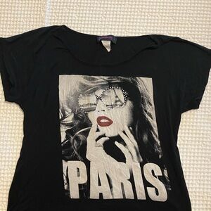 Annabelle Black Paris Graphic Tee